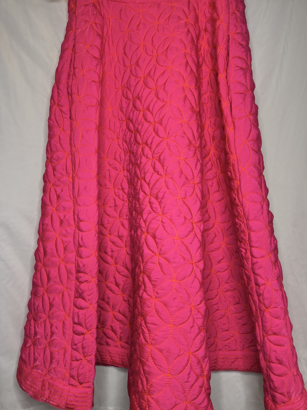Maeve Hot Pink Quilted A-Line Sundress - Picture 7 of 10